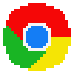 [b62e9f] chrome logo pixel