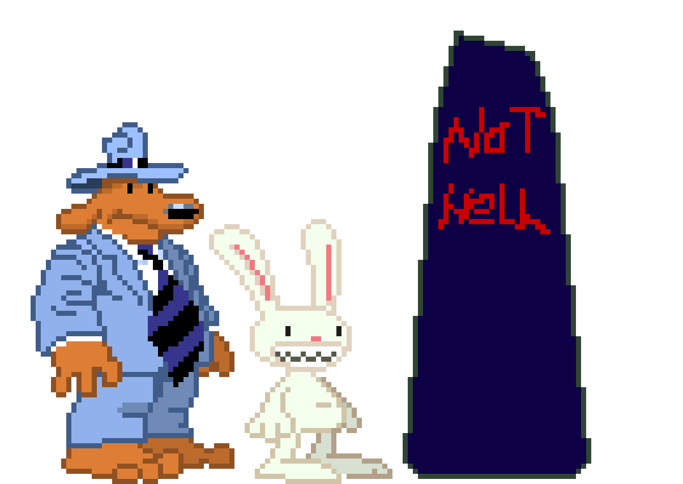 [c15a39] Sam: I'm Guessing the new thing is inter-dimensional travel, and there so happens to be a random portal. Max: the upsides of being cartoons, amazing. *they proceed to go threw the portal to ???*  