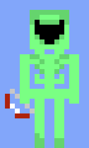 [05b0c1] *Aims at someone*