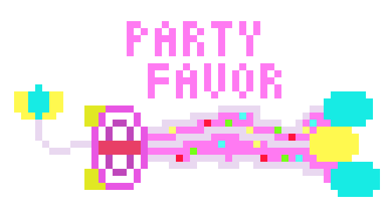 [9664c4] Keyblade pixel art: Party Favor