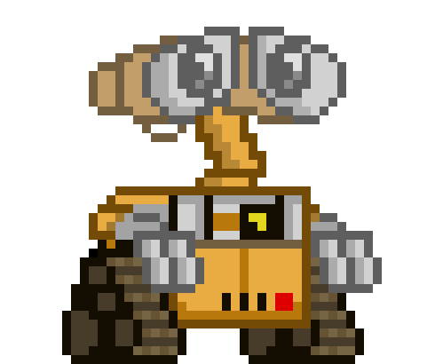 [a10224] -WALL-E rolls around pam-