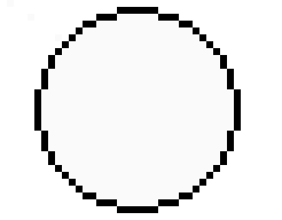 [6d370f] Pixel Art Circle 1
