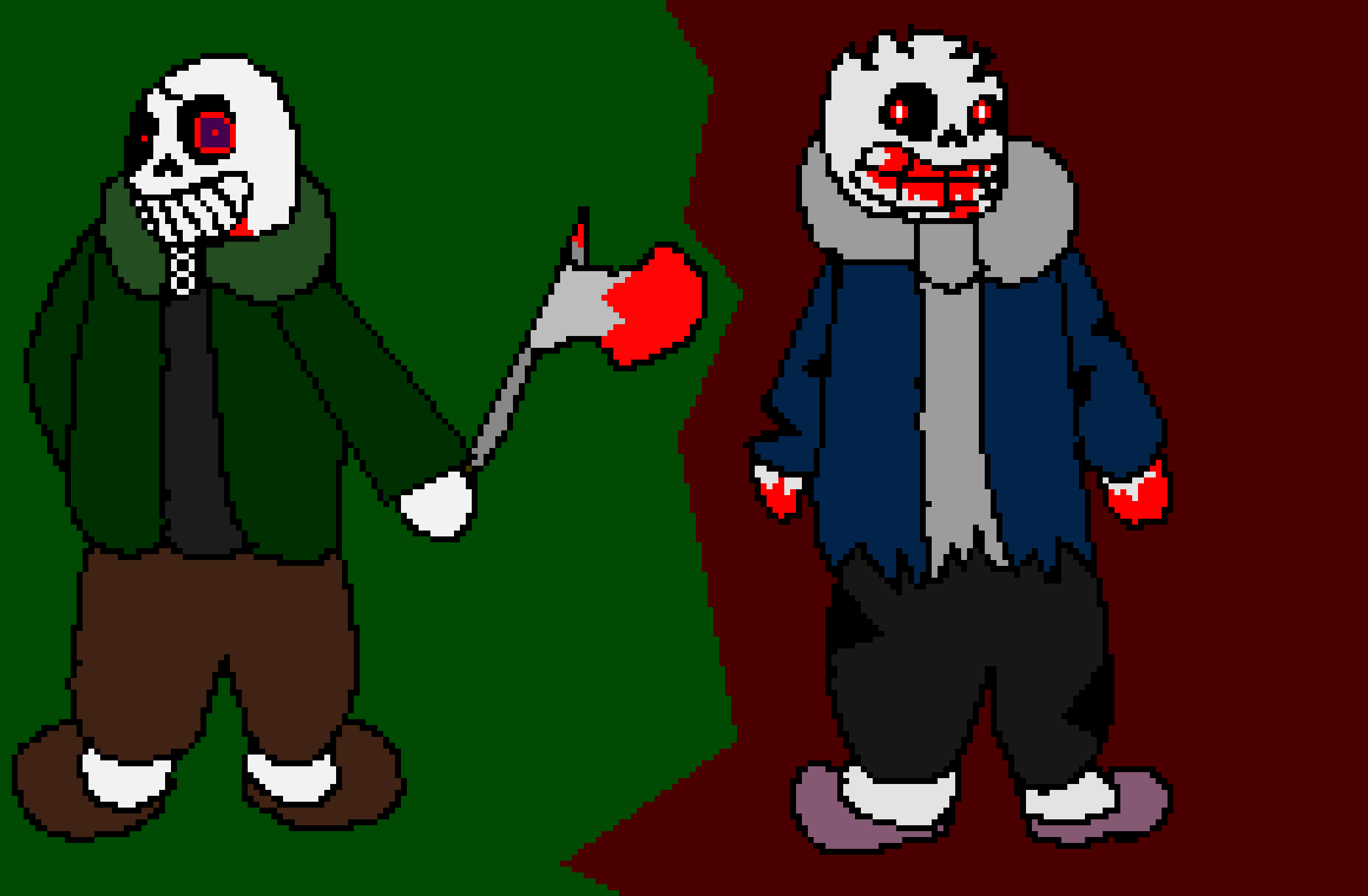 [53a360] T.R.U.E.I.N.S.A.N.I.T.Y. ( InsanityTale sans vs Hard Mode Insanity Sans )