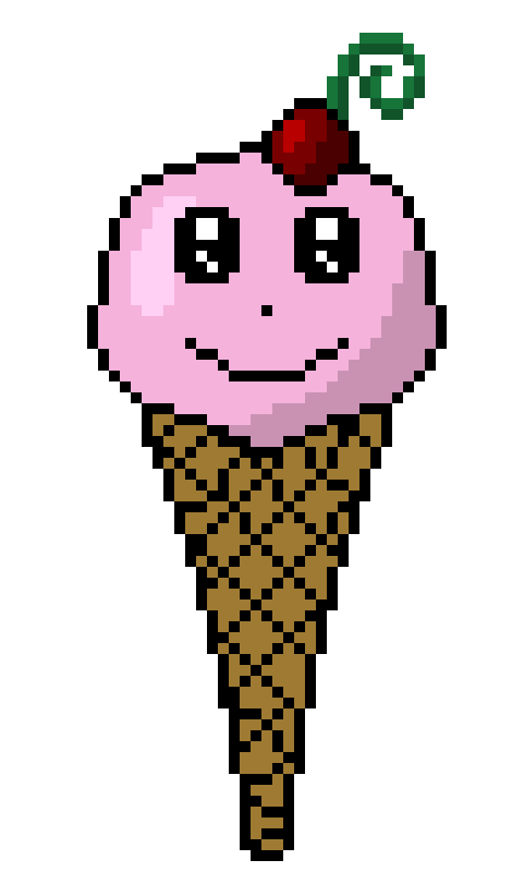 [9664c4] Kawaii Ice Cream Cone