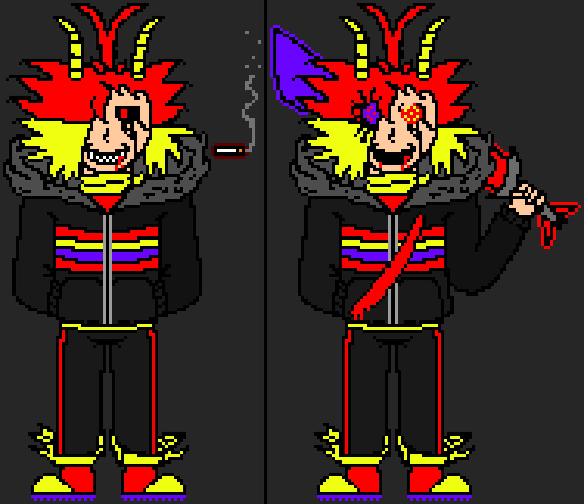 [7b3023] IDK since I do the pose of my sprite by myself like the one on the right - DST