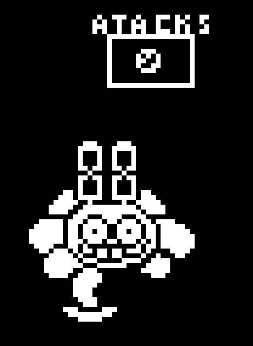 [9664c4] plushtrap=flowey battle FNAFTALE pixel art challenge