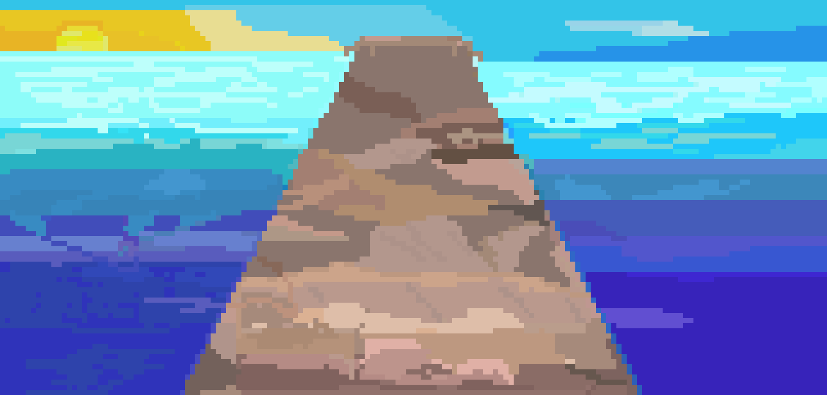 [25adef] Brücke am Strand