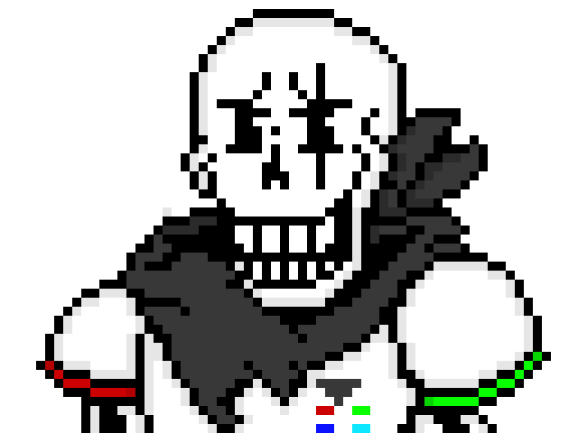 [b63bdb] *Papyrus uses some healing magic to try and help*