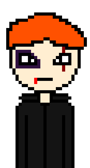 [a41074] *injuries show up all over him after using the amount of magic that he did in order to keep the portal open long enough to get even two people through it*