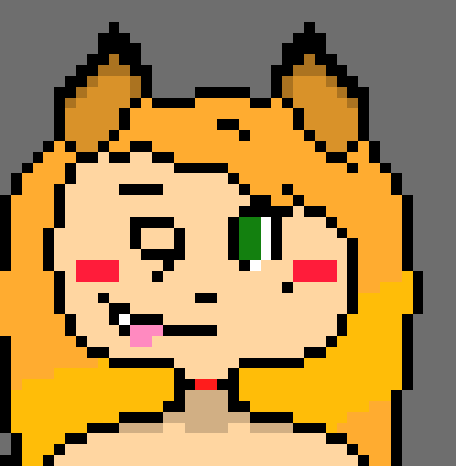 [405e37] Eve Foxx: D-Do it~ I dare you~ *She snapped her jaws and smirked*