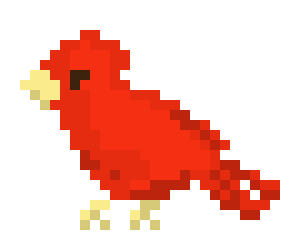 [73988e] Red bird