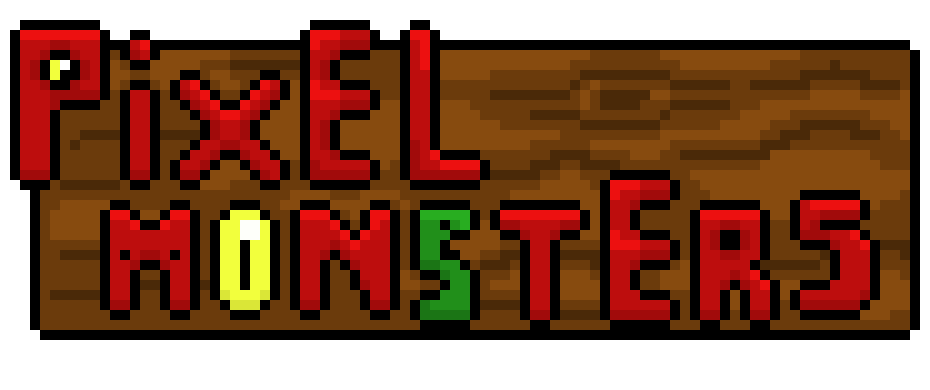 [9664c4] Pixel Monsters title
