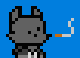 [0b51d0] -casually making an OC in Pixlart-