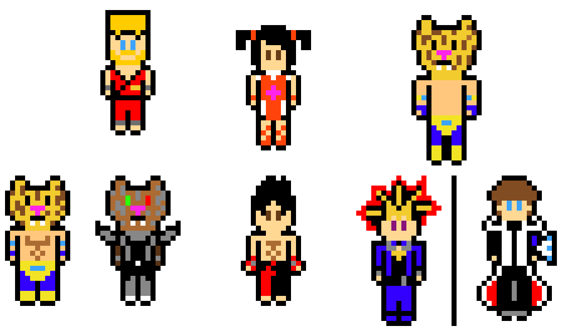 [9664c4] Paul, Ling, King & AKing, Yugi, Kaiba, Jin