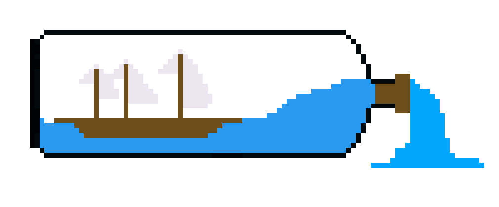 [e94906] Leaking ship in a bottle