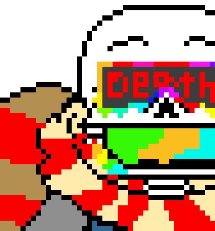 [017444] Corona virus mask I remade it again- Fresh!Ink sans