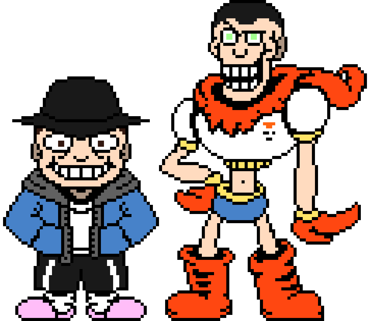 [9664c4] PeterPlay19 and his friend V2 in Undertale