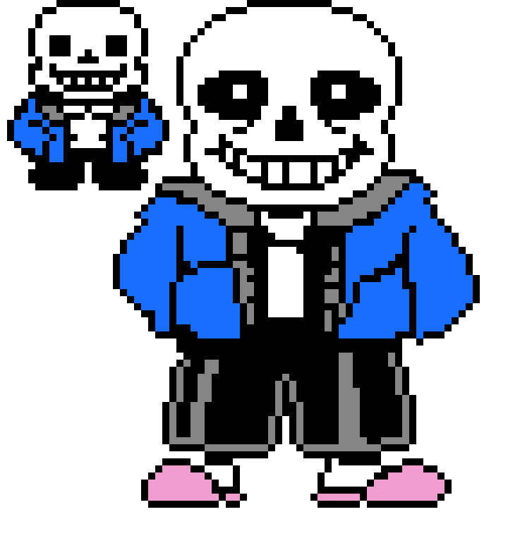 [9bcf2a] Pixel undertale sans