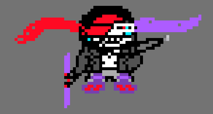 [11c4eb] REBOOT! Digi dust sans sprite