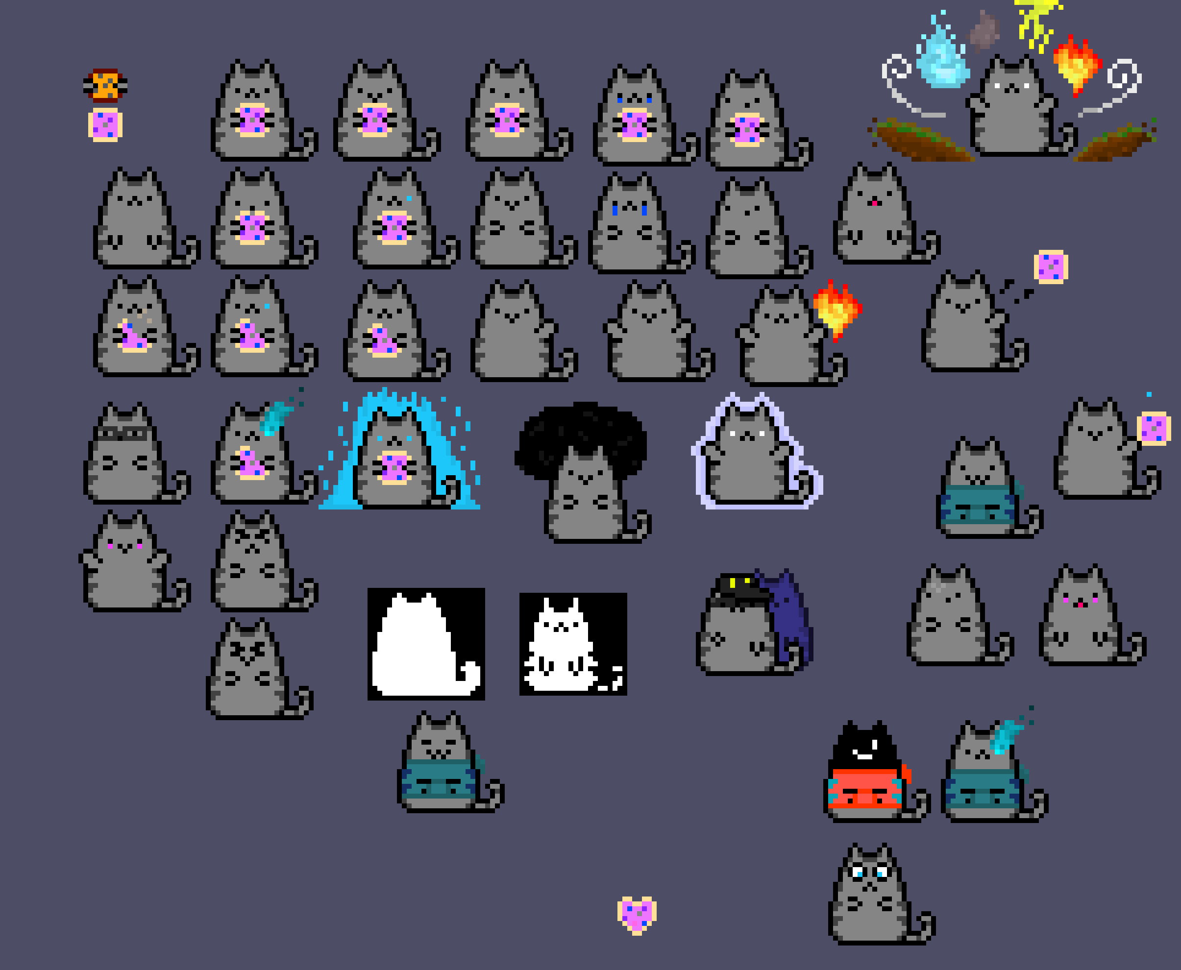 [f504b1] I still find it really funny that everyone made a version of cookie for her spritesheet