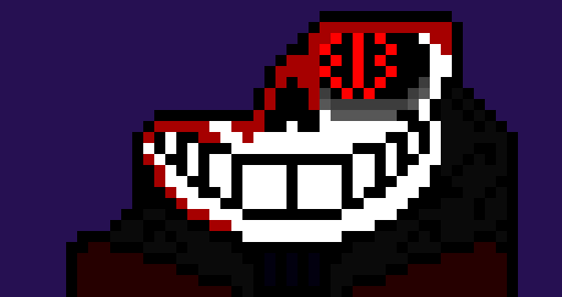 [d959ff] *summons a metal bat* ... *walks to him slowly*