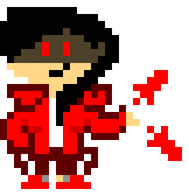 [7a0a81] Sure. =) *she does a slash, doing a beam of energy from above at EV. followed by daggers being thrown be at them.*