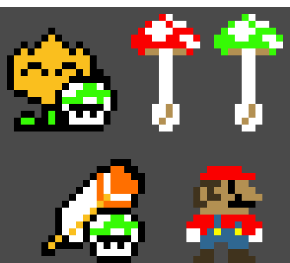 [8cd815] Super Mario Maker Sprite Sheet W.I.P - Fresh!Ink