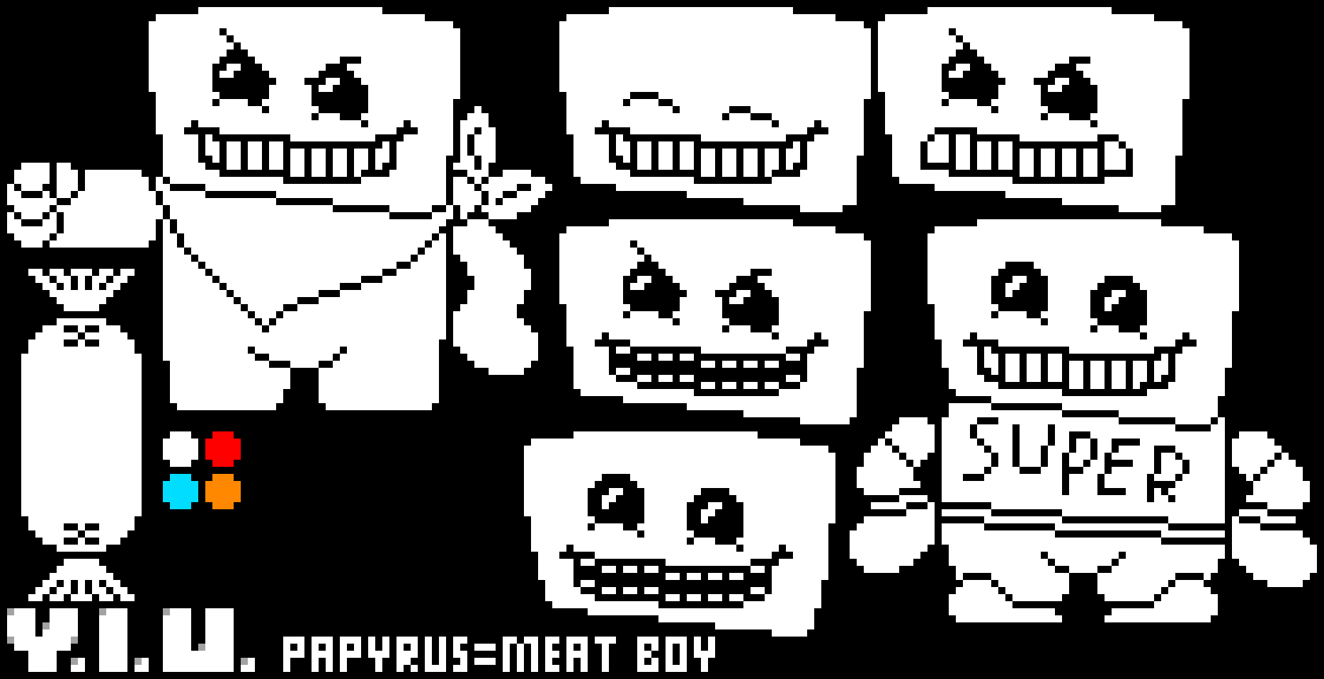 [9664c4] Your Indie Underground (My AU) Papyrus = Meat Boy Battle