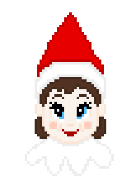 [f929d7] Girl Elf on Shelf
