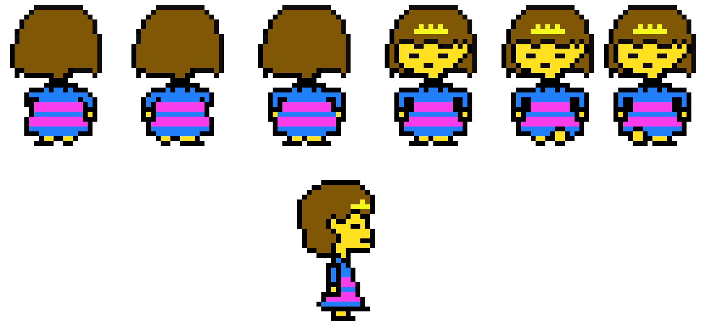 [9664c4] Frisk Sprite All For MedievalTale