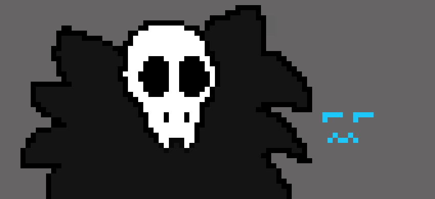 [d8d976] Now seeing this it looks like a tiny skull with big hair