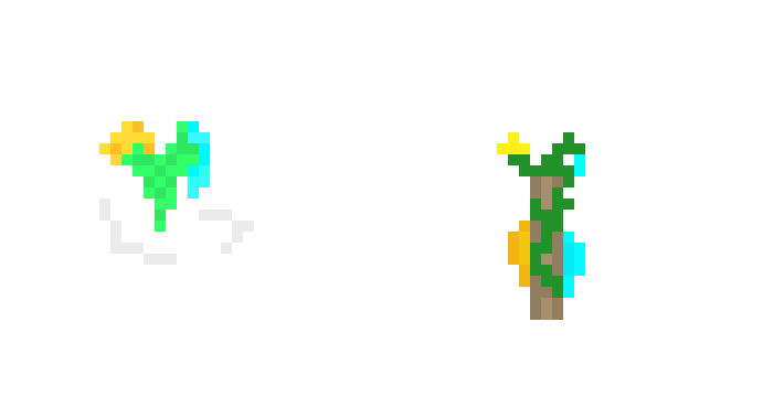 [9c8f36] Fire/Cold Flower Staff