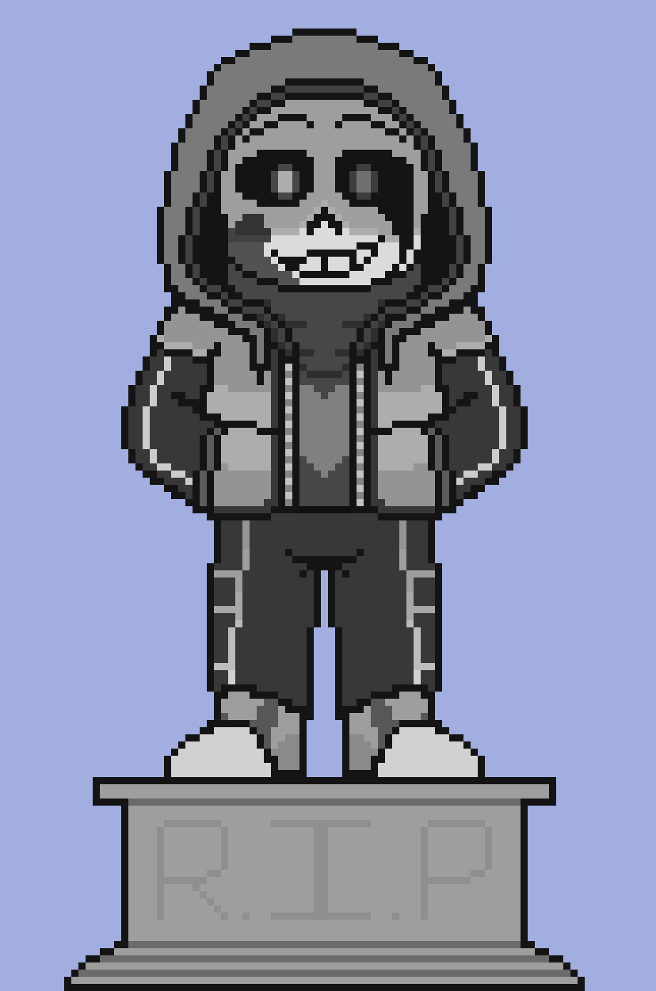 [752b4c] *The statue somehow seemed happier when Rare placed the flowers.*