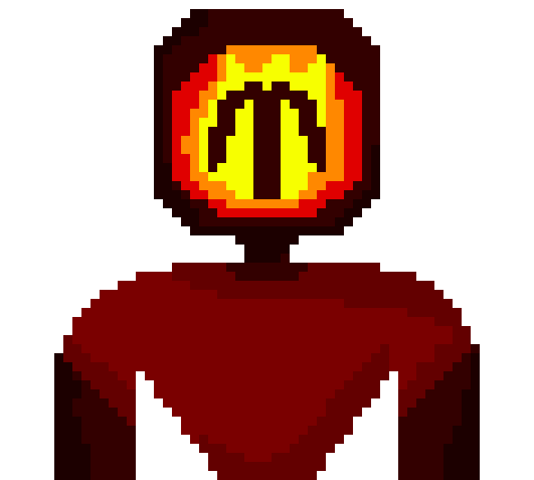 [f11387] *The fire gotten bigger, as he ran.