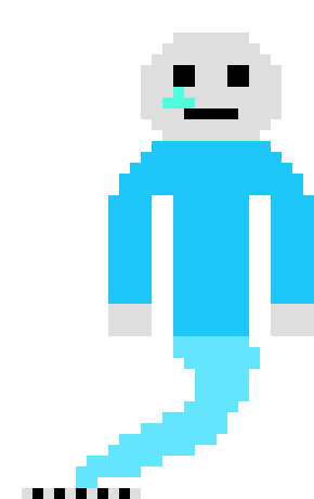 [9664c4] teardrop sans concept art