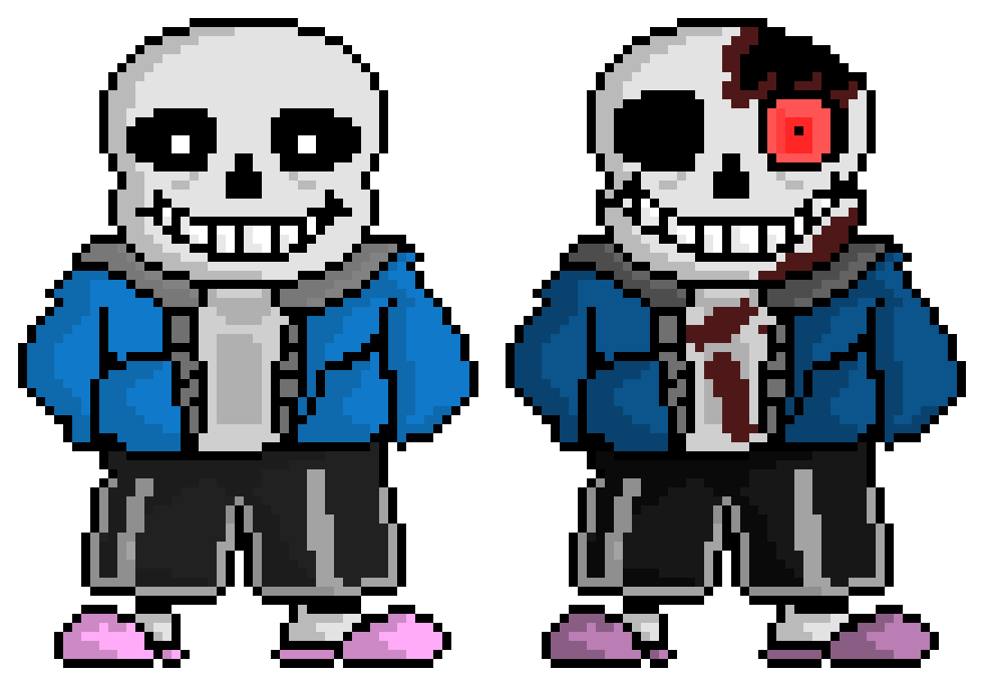 [9664c4] UnderTale & HorrorTale Sans