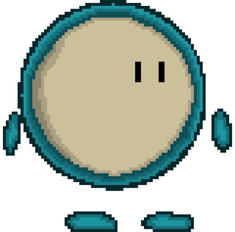 [b050b6] Circle Robo Guy (walking?)