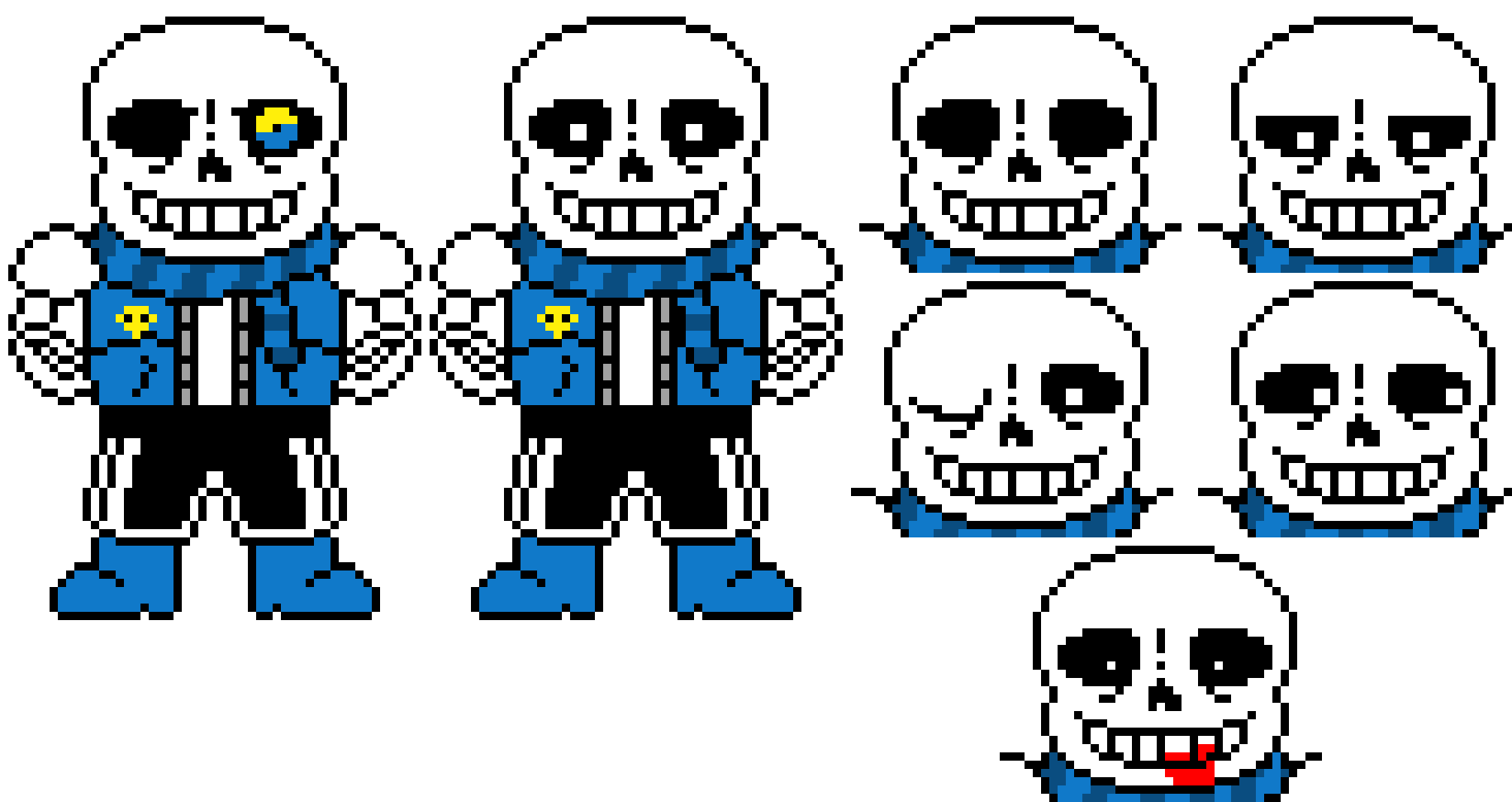 [d916ab] Inverted Sans Spritesheet