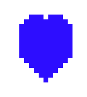 [9664c4] blue Heart