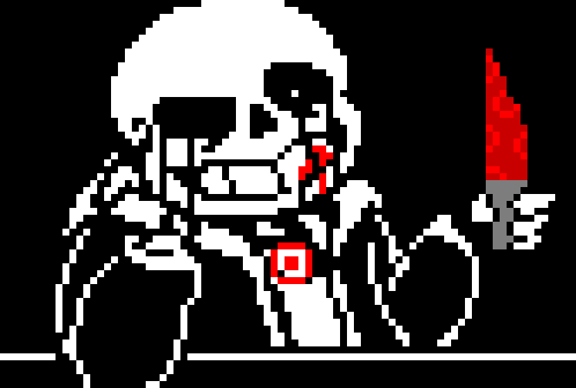 [11a9d7] -slashes at horror trust- -Shop Keeper Sans