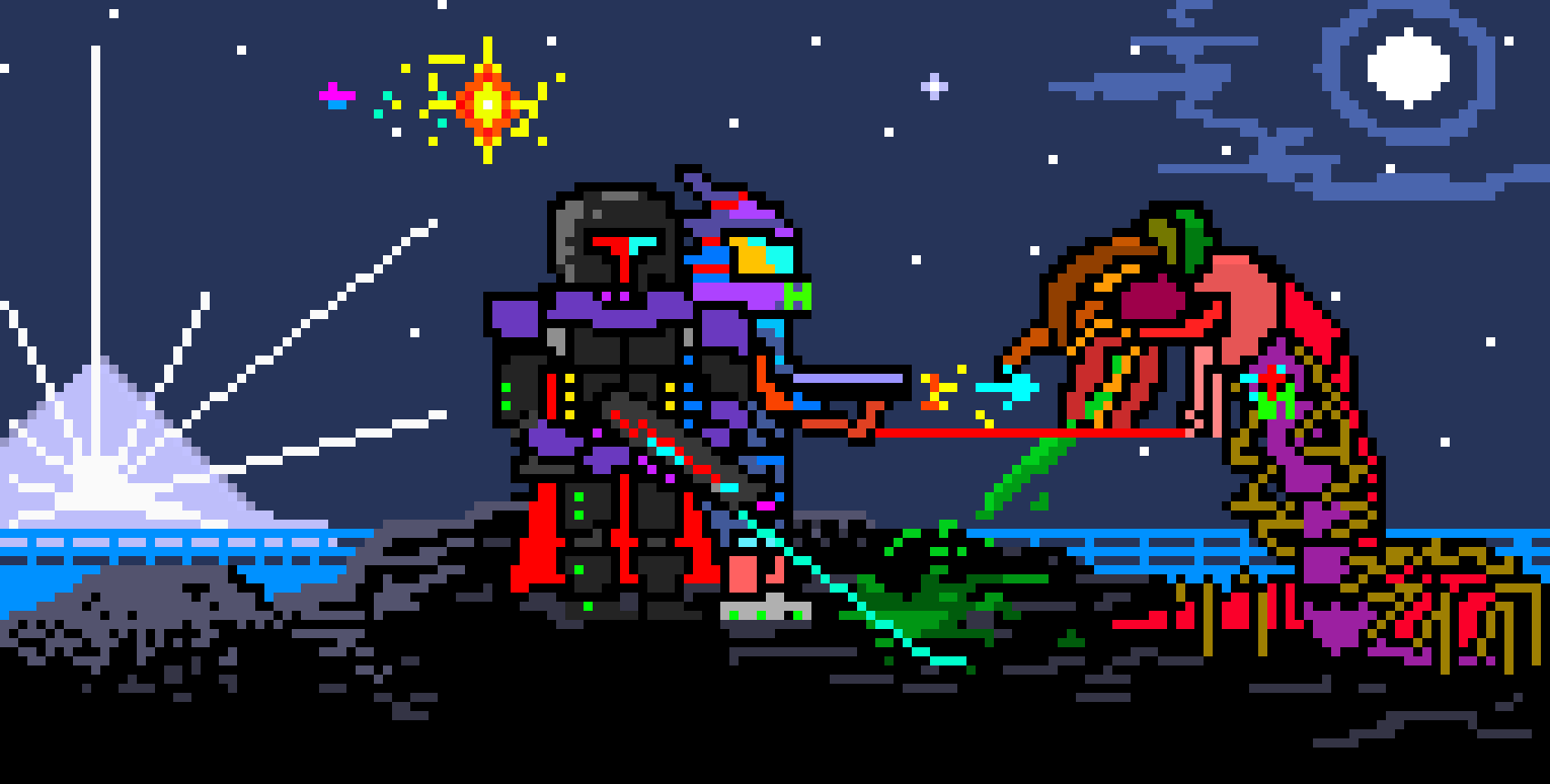[9664c4] Space battle