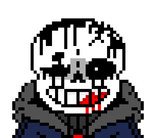 [11a9d7] -starts to bleed- U-Unf-air...-takes out butterscotch pie and eats it- -Killer!Sans