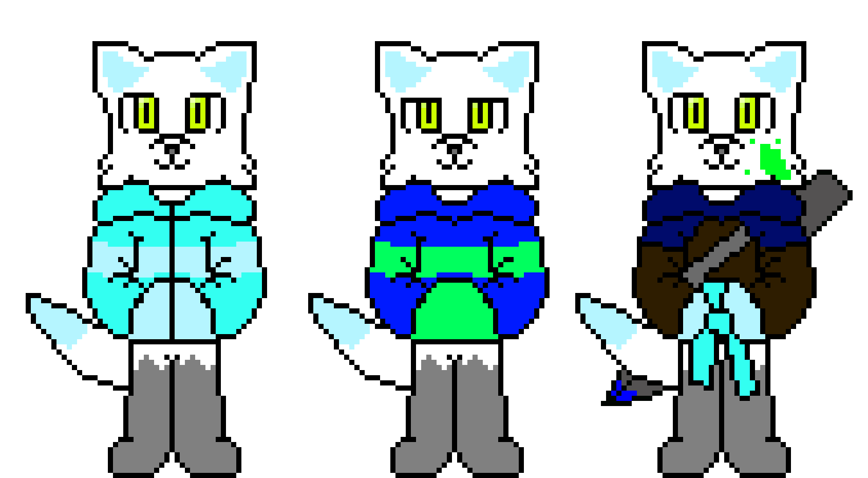 [5b2f3e] imagine a fight between these three aus