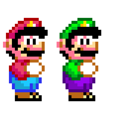[5c24bb] 16-bit Mario And Luigi