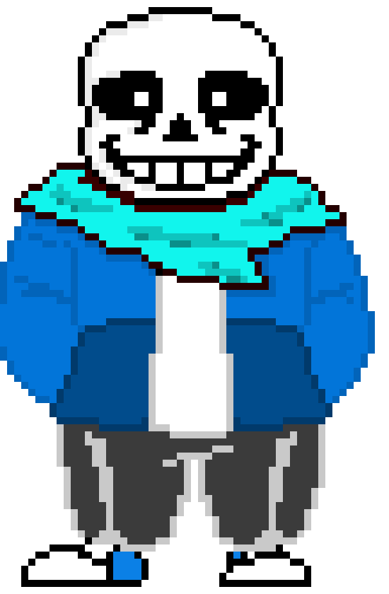 [5accb8] *blocks the gaster blaster shot with a bigger gaster blaster.*}SE!Sans