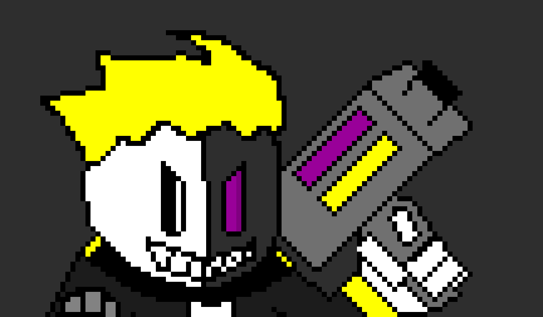 [812b32] *sees skid and pump* huh... *runs over* uhhhh heya...? - Molt!