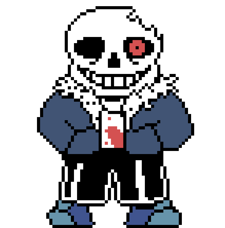 [415595] Horrortale SANS sprite coloured