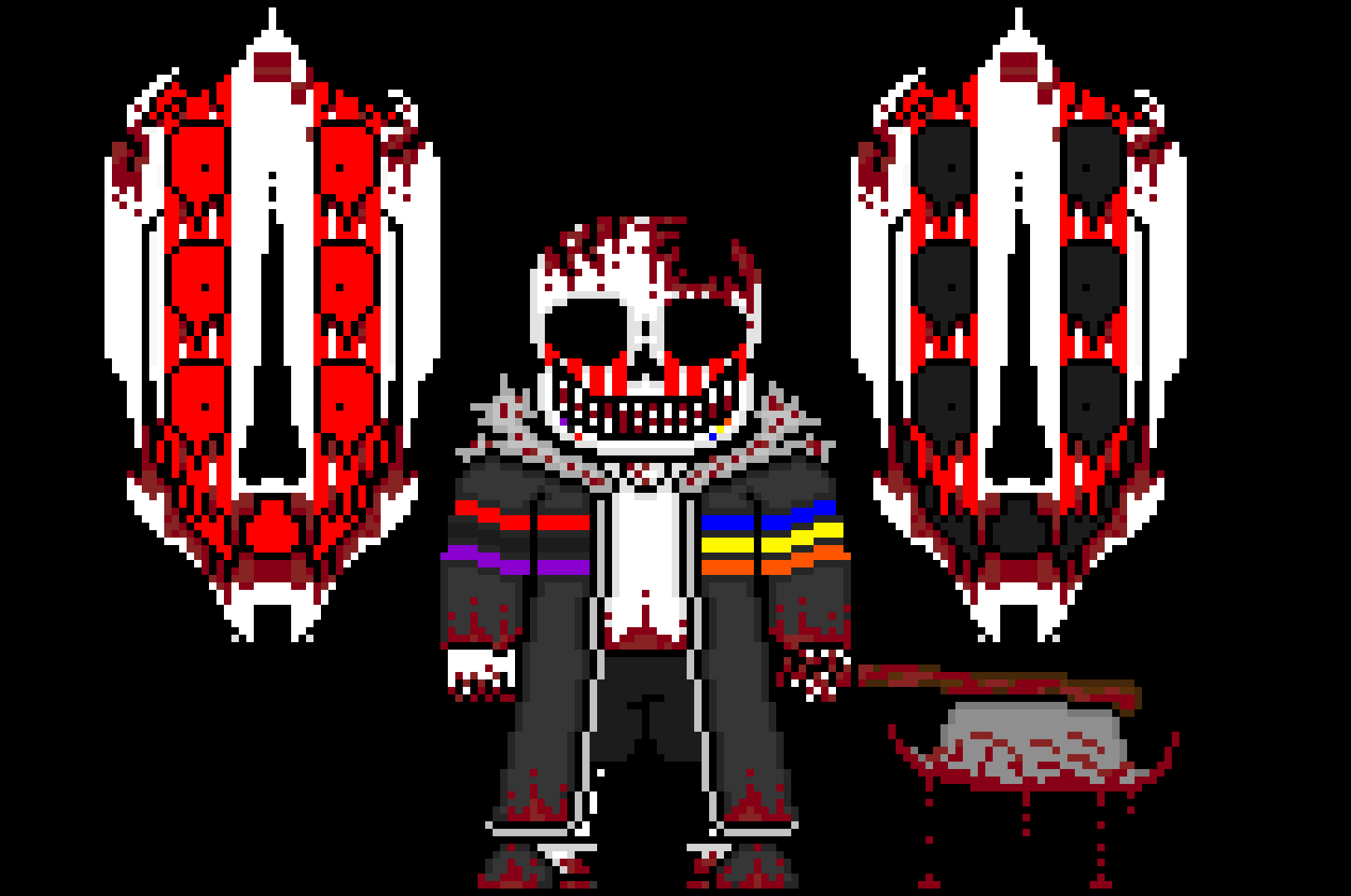 [e8cb42] are you sure about that, DEATH and HATE, ATTACK HIM *they hurt madness alot soo much that he cant heal*