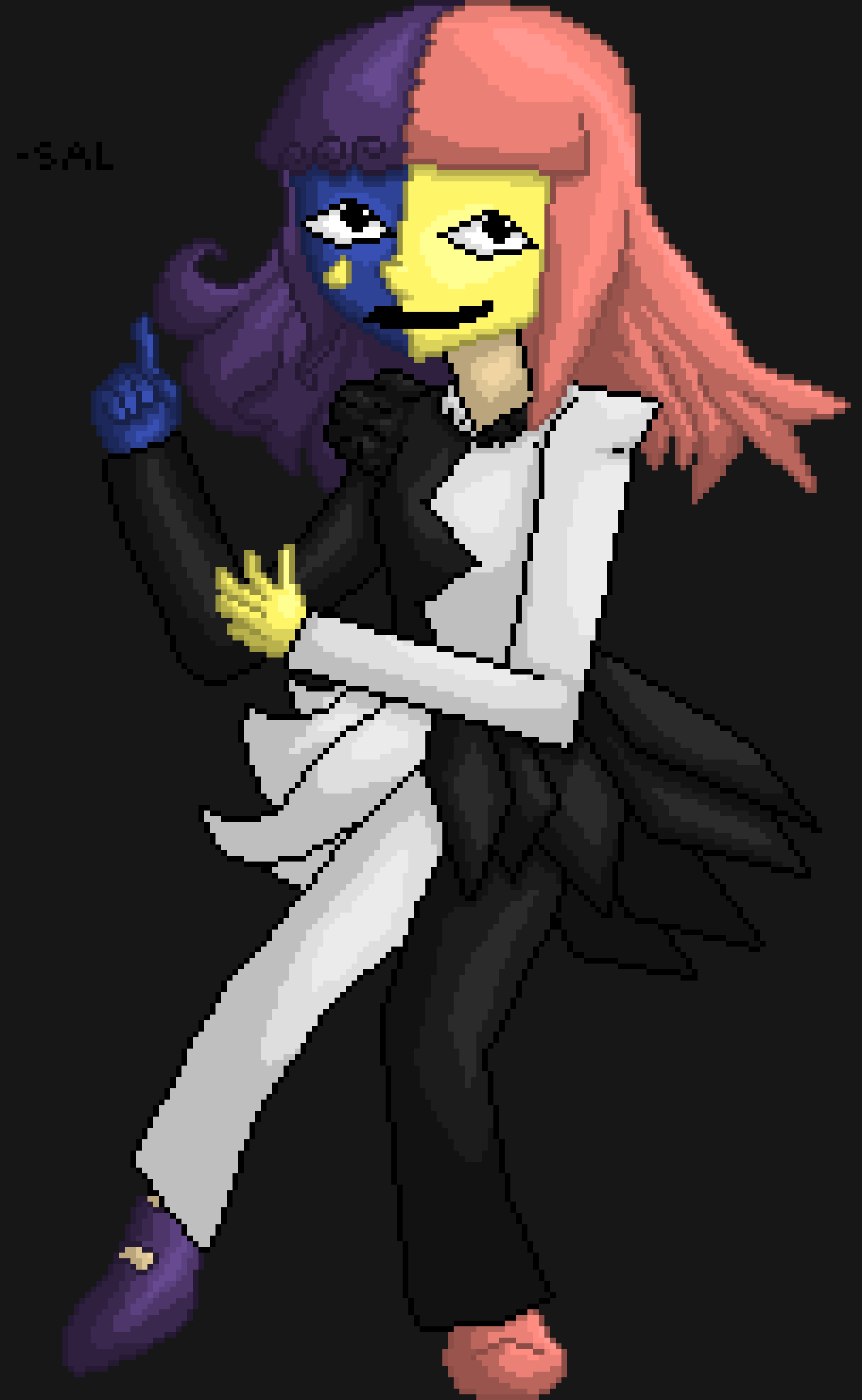 [f7c573] i finished the shading for everything but the skin, gray parts, and the white parts. i still need a name though, anyone got any suggestions?