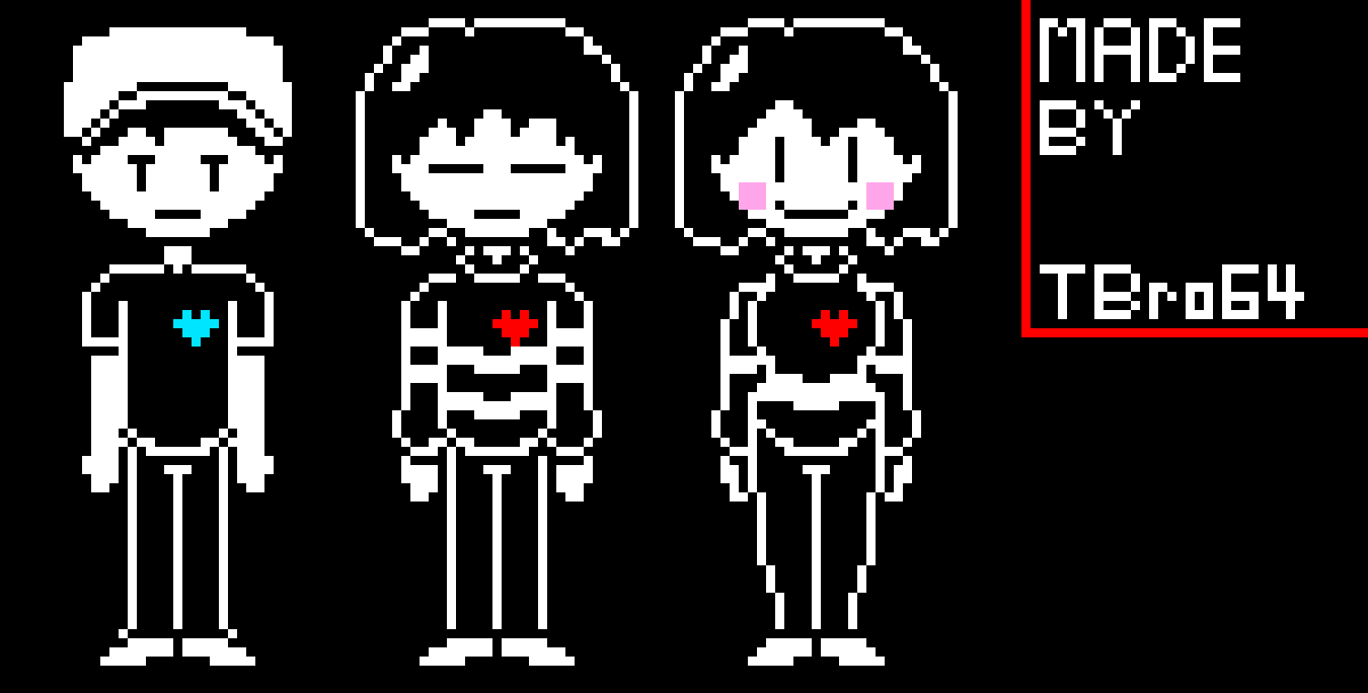 [9447f2] Frisk, Chara, and Me.